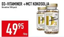 Matdax Biosalma D3-vitaminer + Mct kokosolja erbjuda