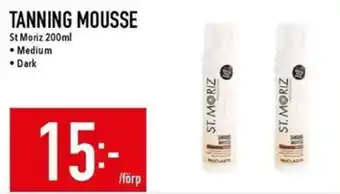 Matdax St Moriz tanning mousse erbjuda