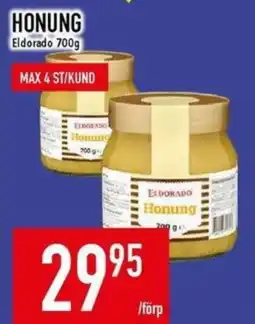 Matdax Eldorado honung erbjuda