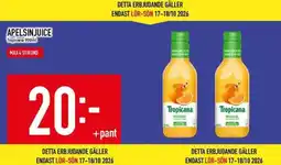 Matdax Tropicana apelsinjuice erbjuda