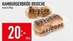 Matdax Garant hamburgerbröd brioche erbjuda