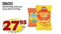 Matdax Olw snacks erbjuda
