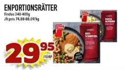 Matdax Findus enportionsrätter erbjuda