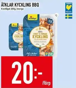 Matdax Kronfågel ätklar kyckling bbq erbjuda