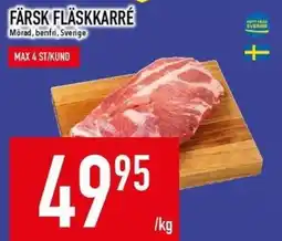 Matdax Färsk fläskkarré erbjuda