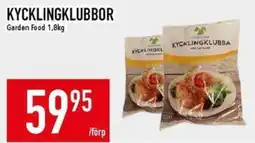 Matdax Garden Food kycklingklubbor erbjuda