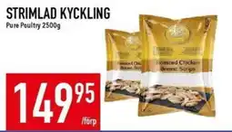 Matdax Strimplad kyckling erbjuda