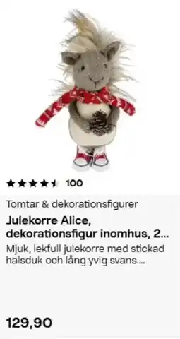 Clas Ohlson Julekorre Alice erbjuda