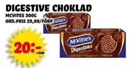 Nelins McVities digestive choklad erbjuda