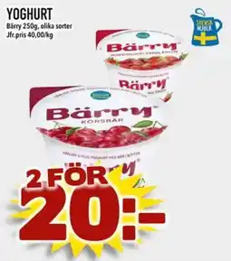 Nelins Bärry yoghurt erbjuda