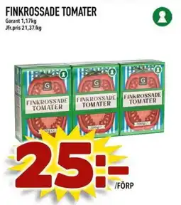 Nelins Garant finkrossade tomater erbjuda