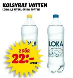 Nelins Loka kolsyrat vatten erbjuda