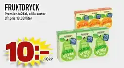 Nelins Premier fruktdryck erbjuda
