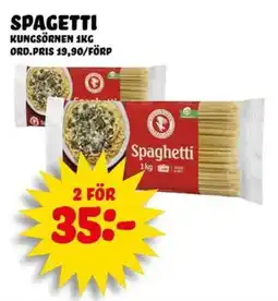 Nelins Kungsörnen Spaghetti erbjuda