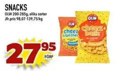 Nelins Olw snacks erbjuda