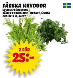 Nelins Färska kryddor erbjuda