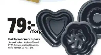 Senso Kitchen bakformar mini