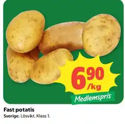 Coop Fast potatis erbjuda