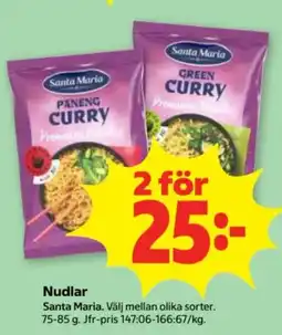 Stora Coop Santa Maria nudlar erbjuda