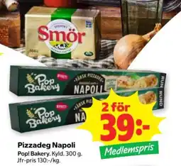 Stora Coop Pop Bakery Pizzadeg Napoli erbjuda