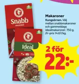 Stora Coop Snabb makaroner erbjuda
