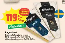 Coop Lagrad ost erbjuda