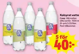 Stora Coop Coop kolsyrat vatten erbjuda