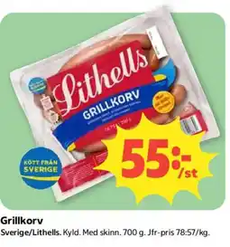Coop Grillkorv erbjuda