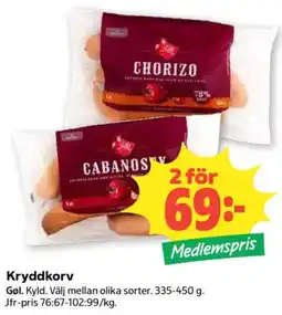 Coop Kryddkorv erbjuda