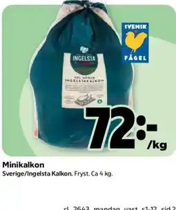 Coop Ingelsta Minikalkon erbjuda