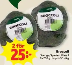 Stora Coop Broccoli erbjuda