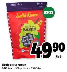 Coop Saltå Kvarn russin erbjuda