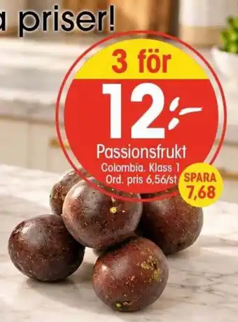 Passionsfrukt