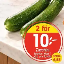 EKO Zucchini erbjuda