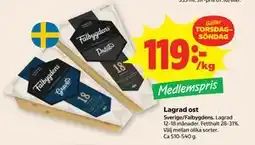 Stora Coop Lagrad ost, Medlemspris erbjuda