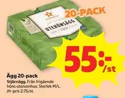 Stora Coop Ägg 20-pack erbjuda