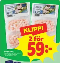 Stora Coop Skalade räkor erbjuda