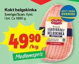 Stora Coop Kokt helgskinka, Medlemspris erbjuda