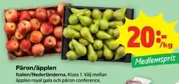 Stora Coop Päron/äpplen, Medlemspris erbjuda