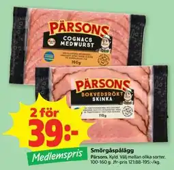 Stora Coop Smörgåspålägg, Medlemspris erbjuda