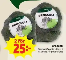 Stora Coop Broccoli erbjuda