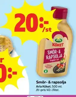 Stora Coop Smör- & rapsolja erbjuda