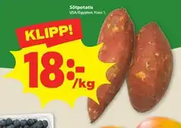 Stora Coop Sötpotatis erbjuda