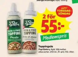 Stora Coop Toppingsås, Medlemspris erbjuda