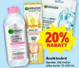 Stora Coop Ansiktsvård erbjuda