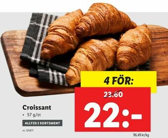 Lidl Croissant erbjuda