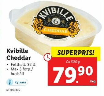 Lidl Kvibille Cheddar erbjuda