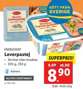 Lidl Leverpastej erbjuda