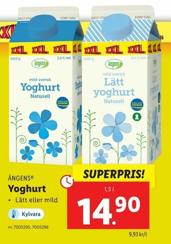 Lidl Yoghurt erbjuda