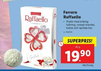 Lidl Ferrero Raffaello erbjuda
